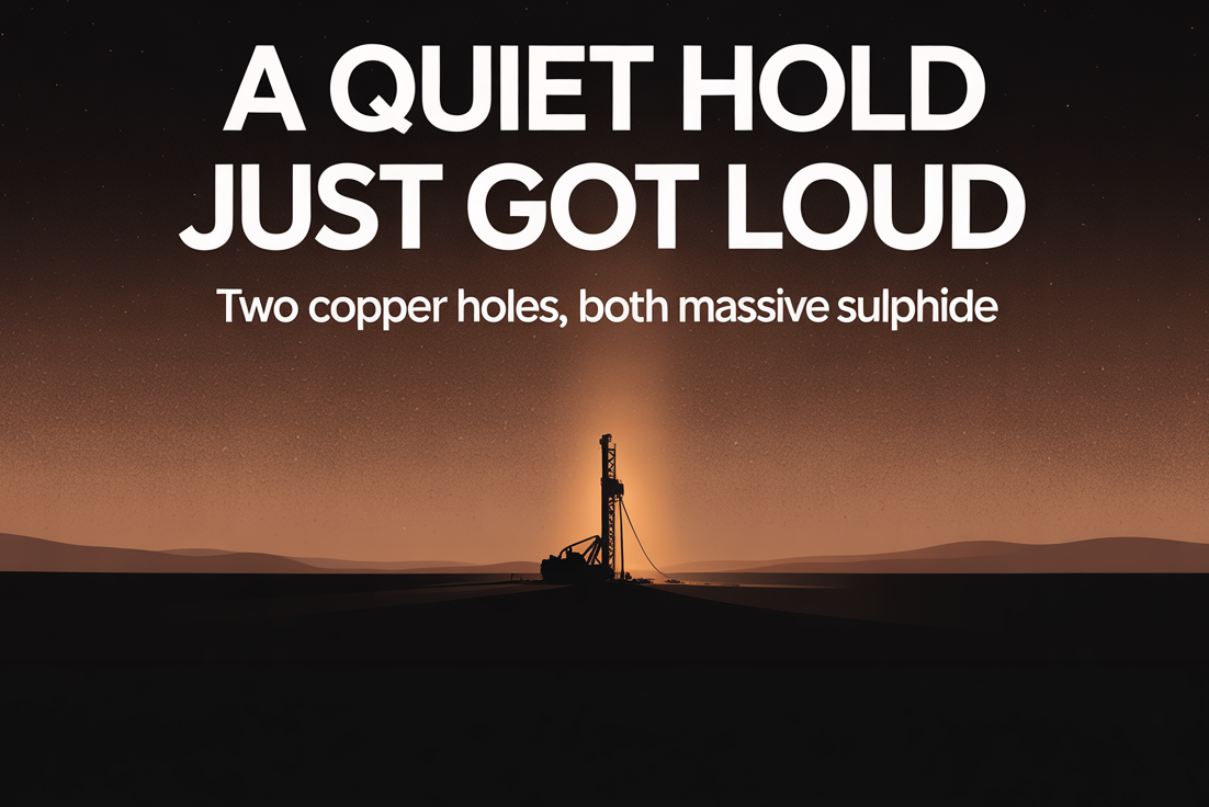 AZ9 Strikes Massive Sulphides at Red Hill
