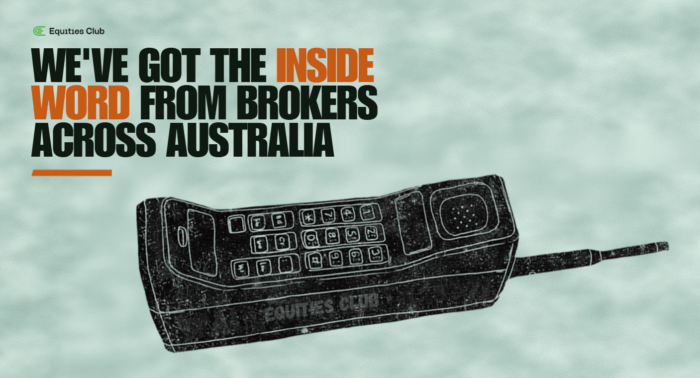 Vintage brick mobile phone beneath text reading: "We've got the inside word from brokers across Australia.