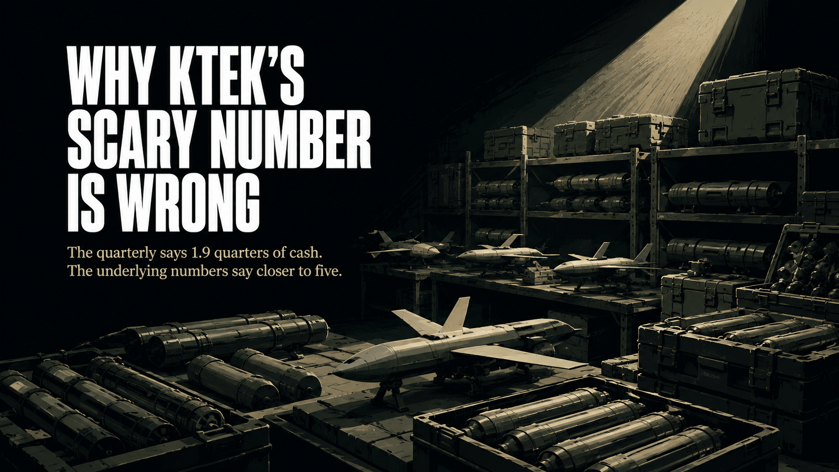 Why 1.9 in KTK’s Quarterly is the Wrong Number