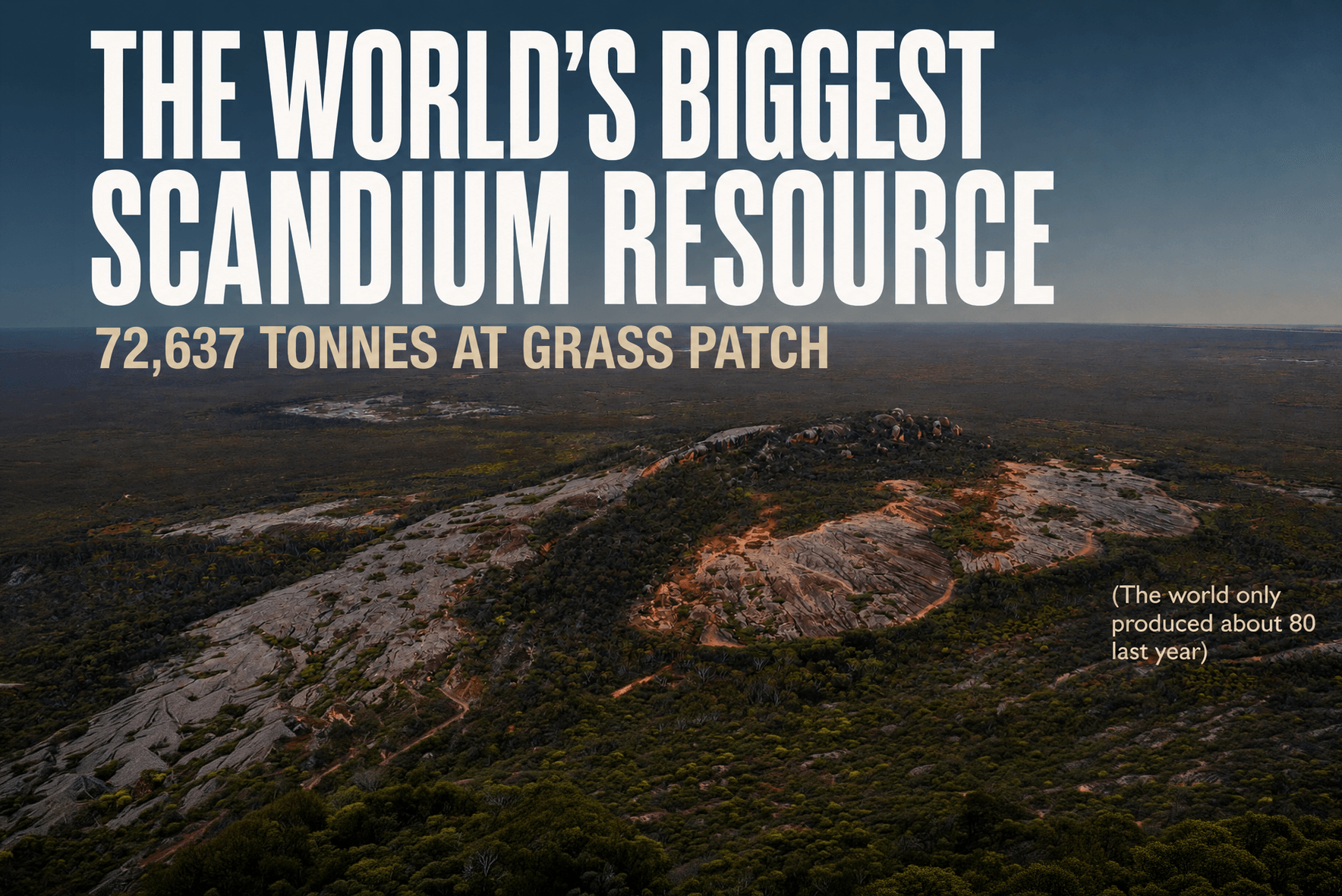 MRD Claims World’s Biggest Scandium Resource